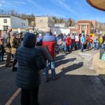 Protesters Rally at Office of Rep. Tom Kean Jr.